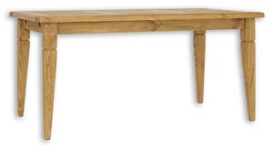 Selský stůl 90x180 MES 03 A s hladkou deskou - K01 světlá borovice