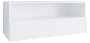 Televizní stolek závěsný ONIVIO ON6B bílý lesk