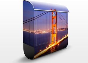 Poštovní schránka s potiskem Most Golden Gate v noci
