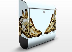 Poštovní schránka s potiskem Zamilované žirafy
