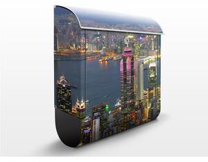 Poštovní schránka s potiskem HongKong Skyline