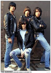 Plakát, Obraz - Ramones - Germany 1978