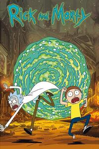 Plakát, Obraz - Rick and Morty - Portal, (61 x 91.5 cm)