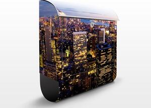 Poštovní schránka s potiskem New York Skyline bei Nacht