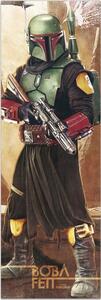 Plakát, Obraz - Star Wars: Boba Fett, (53 x 158 cm)