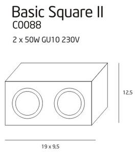 Maxlight - BASIC Square 2 WH C0088