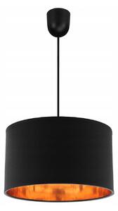 Závěsné svítidlo Shade, 1x textilní stínítko (výběr ze 6 barev), (výběr ze 3 barev konstrukce), (fi 35cm), lp, g