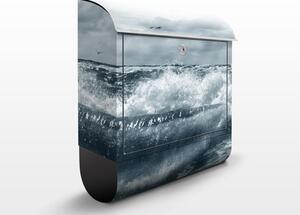 Poštovní schránka s potiskem Rozbouřené moře (YK6)