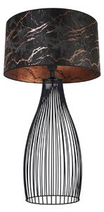 Stolní lampa Werona, 1x textilní stínítko (výběr ze 6 barev), ln