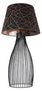 Stolní lampa Werona, 1x textilní stínítko (výběr ze 6 barev)