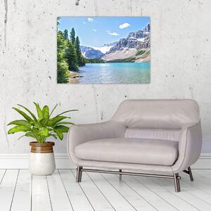 Obraz Alpského jezera (70x50 cm)