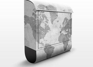 Poštovní schránka s potiskem Černobílý svět