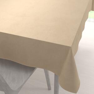 Biante Sametový obdélníkový ubrus Velvet Premium SVP-045 Kávově béžový 50x100 cm