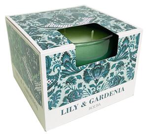 ROURA Lily & Gardenia Vonná svíčka ve skle, 300 g