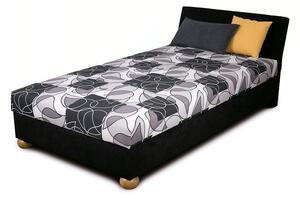 Čalouněná postel s čelem MARIA - výběr potahů - 110x200cm