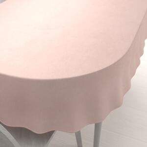 Biante Sametový oválný ubrus Velvet Premium SVP-043 Pudrově růžový 60x100 cm