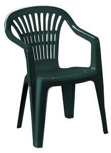 Plastová zahradní židle Scilla zelená