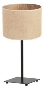 Stolní lampa Juta, 1x jutové stínítko, (výběr ze 2 barev konstrukce), n