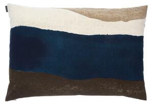 Marimekko Povlak na polštář Joiku 40x60, hnědo-modrý