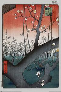 Plakát, Obraz - Hiroshige - Plum Orchard near Kameido Shrine, (61 x 91.5 cm)