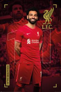 Plakát, Obraz - Liverpool FC - Mo Salah, (61 x 91.5 cm)