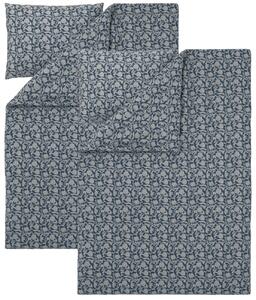 Livarno® Sada ložního povlečení Renforcé, 140 x 200 cm , 70 x 90 cm, modrá, 2dílná (800010918)