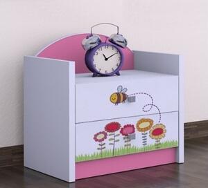 Dětský noční stolek včelka (9 barevných variant)