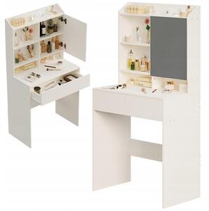 Moderní toaletní stolek s výklopným zrcadlem, zásuvkou Loft, Glamour