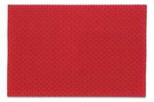 KELA Prostírání PLATO, polyvinyl, červené 45x30cm KL-11370