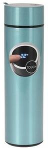 EH Nerezová termoska s teploměrem Temp 450 ml, modrá