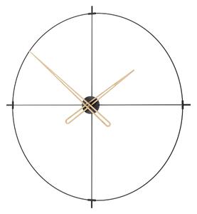 Mclocks Designové nástěnné hodiny ETL903 Eternal black-oak 90cm
