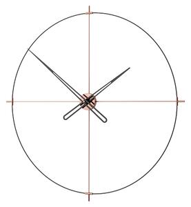 Designové nástěnné hodiny ETL910 Eternal rose gold-black 90cm