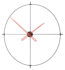 Designové nástěnné hodiny ETL904 Eternal black-red 90cm