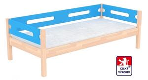Masivní dětská postel Benjamin Bubbles 90x200cm se zábranou - výběr odstínů