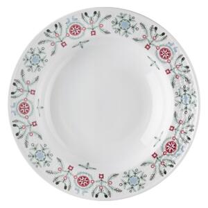 Porcelánový hluboký talíř Swedish Grace Winter Ø 25 cm