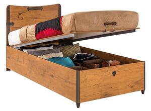 Dětská postel Jack 90x190cm s úložným prostorem - dub lancelot