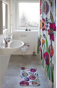 Záchodové prkénko s automatickým zavíráním 37 x 44,5 cm Rollin'Art Full Bloom – Wenko