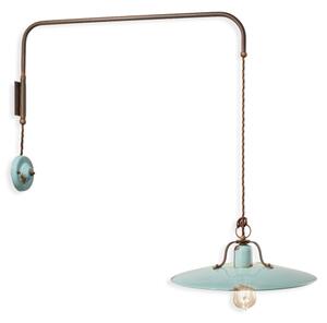 Ferroluce Nástěnné retro svítidlo COUNTRY, š. 69 cm, 1xE27