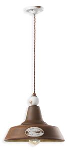 Ferroluce Závěsné retro svítidlo GRUNGE, Ø 35 cm, 1xE27