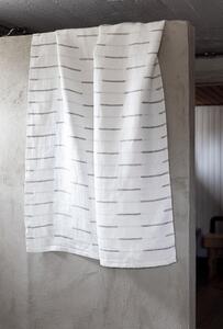 Lapuan Kankurit Lněný ručník Paussi, bílo-šedý
