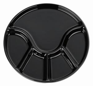 KELA Fondue talíř ANNELI černá 21,5 cm KL-67404