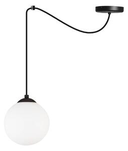 Závěsné svítidlo Florence Spider, 1x bílé skleněné stínítko