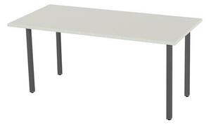 Kancelářský stůl Standard, 120 x 80 x 75 cm, rovné provedení, světle šedá