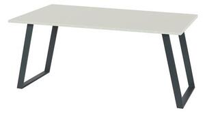 Kancelářský stůl Shape, 120 x 80 x 75 cm, rovné provedení, světle šedá