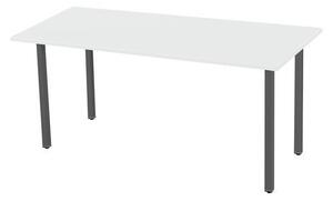 Kancelářský stůl Standard, 120 x 80 x 75 cm, rovné provedení, bílá