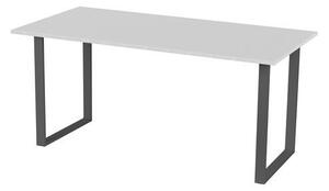 Kancelářský stůl Square, 120 x 80 x 75 cm, rovné provedení, světle šedá