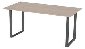 Kancelářský stůl Square, 140 x 80 x 75 cm, rovné provedení, dub