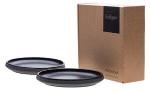 Vaidava Set dezertních talířů Eclipse 16cm, 2ks, černý
