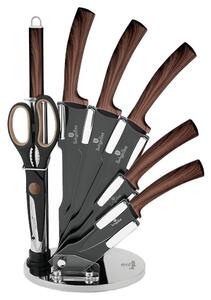 BERLINGERHAUS Sada nožů s nepřilnavým povrchem Forest Line Ebony Rosewood 8 ks BH-2285