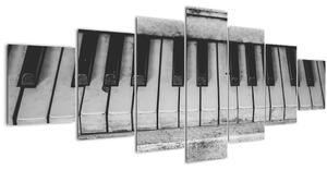Obraz starého klavíru (210x100 cm)